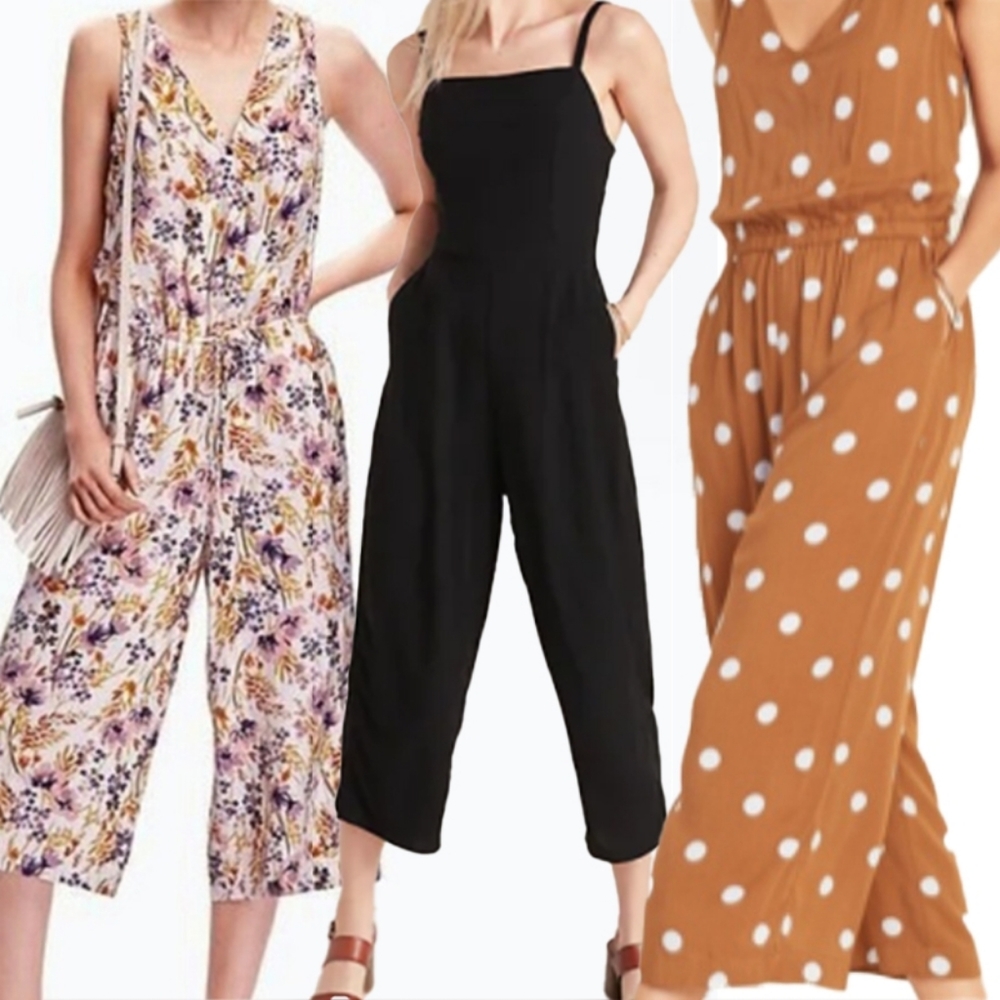 3 Wide leg jumpsuits